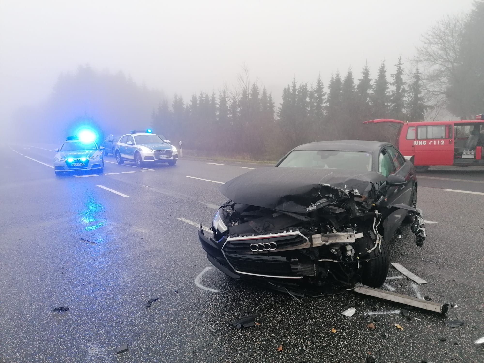 Erneut Schwerer Unfall Auf B414 – Hubschrauber Konnte Nicht Anfliegen ...